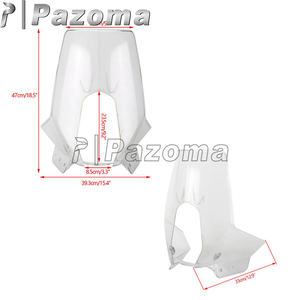 Flexibilité et durabilité Motocross clair couvercle de phare avant et pare-brise pour <span class=keywords><strong>ENDURO</strong></span> 690 R 790/890 ADVENTURE-R - Product Image 3