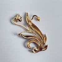 Iranische Löwen- und Sonnen-Brosche mit Kristallblume, große Brosche, Schmetterlingsbrosche, graviertes Armband, große Designer-Brosche, Broschen-Pins