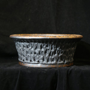 Pot à Bonsaï en Argile Violette Zisha, Grand Modèle Rond, Cuit au Bois, Fait Main, Style Antique, Pot de Bureau - Product Image 2