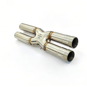 Escape Trasero de Alto Rendimiento Cuski de Acero Inoxidable para <span class=keywords><strong>Ferrari</strong></span> F12 <span class=keywords><strong>FF</strong></span> 6.3 <span class=keywords><strong>2013</strong></span>- Tipo X, Tubo de Mejora de Sonido - Product Image 3