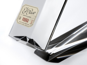 Vuoto 750ML 75cl bottiglia di vetro di lusso personalizzato trasparente stampa oro su misura alcol liquore alcolici vodka bottiglie di vetro - Product Image 2