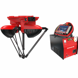 Nouveau bras robotisé industriel parallèle haute vitesse Spider Gipper BORUNTE <span class=keywords><strong>Delta</strong></span> BRTIRPL1003A, portée 1000 mm, charge 3 kg, assemblage et tri PLC - Product Image 3