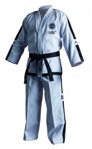 Nhà Máy Biểu Tượng Tùy Chỉnh Trẻ Em Dành Cho Người Lớn Cạnh Tranh ITF WTF <span class=keywords><strong>Tkd</strong></span> Quần Áo Dobok Uniformes De Taekwondo Đồng Phục - Product Image 6