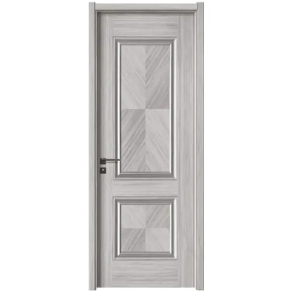 JIAHome puerta de madera MDF de piel de puerta de melamina de diseño moderno para casa