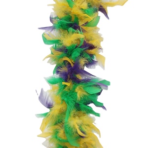 45 Gramm 2Yards Künstliche Feder Boa Halloween Farbe Feder Boas Grün Gelb Lila <span class=keywords><strong>Chandelle</strong></span> Feder Boas Für Halloween Dekor - Product Image 2