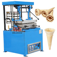 Gaufrette commerciale de cône de crème glacée de biscuit faisant la machine