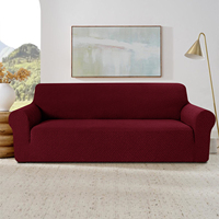 Housse de canapé sectionnel moderne antidérapante tout-en-un en tissu d'ameublement – Funda Para Sofa