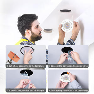 3 pollici 4 pollici 5CCT <span class=keywords><strong>Gimbal</strong></span> <span class=keywords><strong>Downlight</strong></span> regolabile plafoniera 0-10V Triac <span class=keywords><strong>Led</strong></span> girevole <span class=keywords><strong>Downlight</strong></span> - Product Image 6