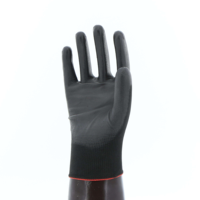 Gants de sécurité d'usage général approuvés CE EN388 avec revêtement en PU respirant antidérapant Logo personnalisé Gants de travail OEM