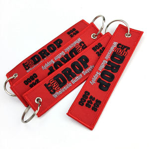Porte-clés brodé OEM avec logo sur mesure pour avion avant vol - Product Image 2