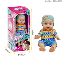 35cm Reborn Baby 14 pouces Mini Soft Full Vinyl Body Reborn Toddler Doll Baby for Girls