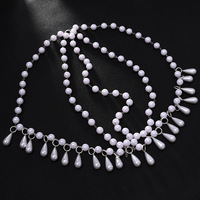 Coiffure vintage baroque en perles pour femmes avec coiffes à plusieurs niveaux pour une mariée de luxe Accessoires de cheveux de mode pour les mariées