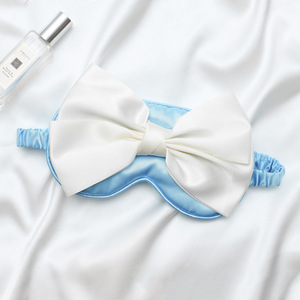 Venta caliente dulce y lindo diseño <span class=keywords><strong>de</strong></span> lazo grande máscara <span class=keywords><strong>de</strong></span> ojo <span class=keywords><strong>de</strong></span> seda Blackout Sleep Eye Mask transpirable <span class=keywords><strong>niñas</strong></span> máscara <span class=keywords><strong>de</strong></span> ojo <span class=keywords><strong>de</strong></span> viaje - Product Image 4