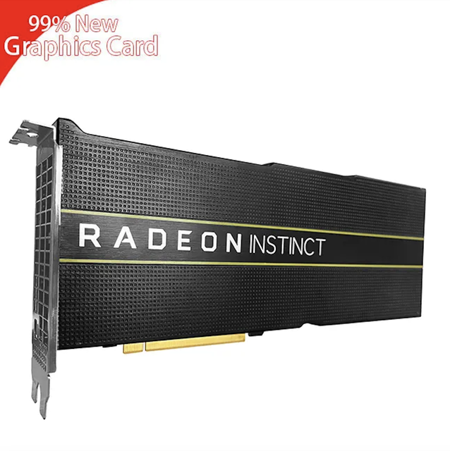 Radeon VII 16GB Instinct Mi50 Desktop Workstation Graphics Card 3840 CUDA 256bit 1710MHz GDDR6 Memory PCI Fan 16GB Graphics Card