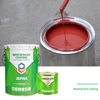 Revêtement liquide polyuréthane noir monocomposant SP110 pour l'étanchéité des sols de salle de bain et de balcon