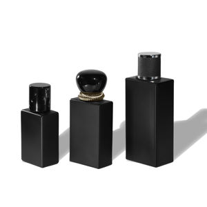 Botellas de perfume con logotipo personalizado negro mate 50ml 100mL Botella de perfume cuadrada vacía de 30 <span class=keywords><strong>ml</strong></span> con caja - Product Image 6
