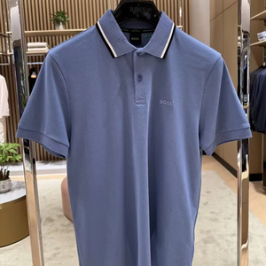 Nouveau polo et <span class=keywords><strong>t</strong></span>-<span class=keywords><strong>shirt</strong></span> de sport pour homme en coton lourd, vêtements polyvalents décontractés et professionnels de haute qualité - Product Image 1