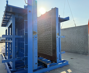 Stampo per pareti in calcestruzzo con motivi prefabbricati per stampi verticali a batteria di grandi dimensioni - Product Image 4