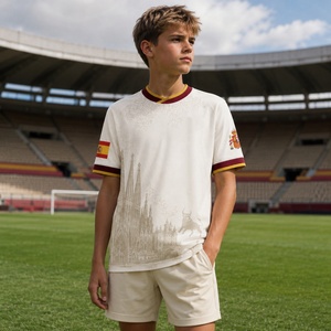<span class=keywords><strong>Maglia</strong></span> e Pantaloncini da <span class=keywords><strong>Calcio</strong></span> 2026 all'ingrosso Bianchi di Alta Qualità - Edizione Giocatore Squadra Nazionale Spagna per Bambini - Product Image 1