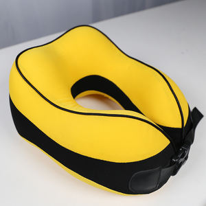 Bantal ortopedi kereta pesawat tidur busa memori pijat leher terdiri dari bantal perjalanan Masker Mata - Product Image 5