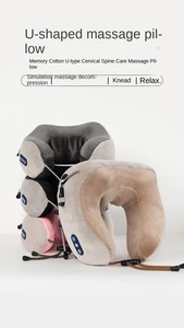 2025 chaud en forme de U pétrissage <span class=keywords><strong>cou</strong></span> Massage voyage oreiller <span class=keywords><strong>voiture</strong></span> et maison Massage oreiller Rechargeable Massage oreiller - Product Image 5