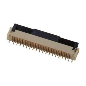 จุดสัมผัสแบบด้านเดียว/การเชื่อมแนวตั้ง 0.5 มม. Smd, p=0.5 มม. Ffc, Fpc (แบบแบนยืดหยุ่น) ชุดประกอบขั้วต่อ Rohs - Product Image 3