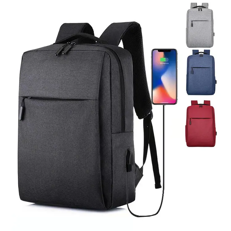 Women Men Backpack For Laptop With Usb Compartment Premium Slim Polyester Laptop Backpack