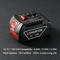 Batterie d'outil électrique rechargeable haute capacité 20V 6.0Ah 18650 pour perceuses et clés à chocs BOS