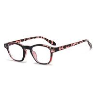 Vente en gros de montures de lunettes transparentes vintage multicolores, logo personnalisé, montures de lunettes anti-lumière bleue pour femmes et hommes