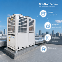 Système de refroidissement modulaire industriel à air comprimé R410A à COP élevé avec compresseur scroll pour le refroidissement de processus