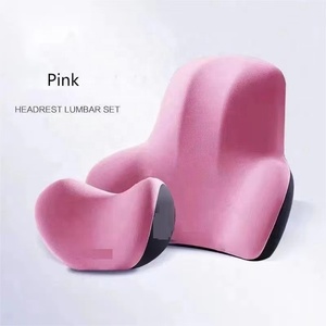 Memory Foam <b>Car</b> <b>Seat</b> Pillow <b>Car</b> Neck Pillow Protective Lumbar <b>Back</b> <b>Support</b> Breathable <b>Car</b> Headrest Cushion <b>for</b> Travel - Product Image 5