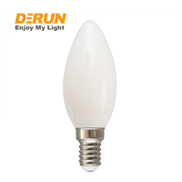 Mini Bougie C35 B22 B15 LED 2W 3W 4W 5W 6W 130V 220 230V 2200K 2500K 3000K LED Filament Lumières Ampoule, FMT-C35