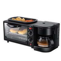 Machine à petit-déjeuner multifonctionnelle 3-4 en 1 automatique pour céréales, sandwichs, gaufres, café, confiture et pain – Meilleures évaluations