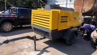 Compresseur d'air d'occasion Atlas XAS 196 13bar 395cfm 196KW Compresseur d'air diesel à vendre