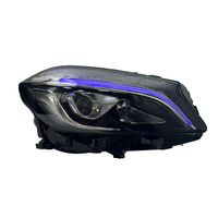 Ensemble de phares à lentille LED modifiés Plug-and-Play pour Mercedes Benz Classe A W176 13-18 Feux de jour multicolores