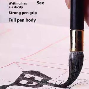 Pinceles de Escritura Weizhuang Zihao Verve de Tamaño Pequeño, Muy Vendidos, con Pelo de Conejo, para Escritura Regular, Cursiva y Clerical, con Mango de Acero - Product Image 3