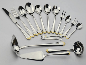 Juego de <span class=keywords><strong>Cubiertos</strong></span> de Acero Inoxidable de 125 Piezas, <span class=keywords><strong>Cubiertos</strong></span> Plateados, Cucharas, Tenedores y Cuchillos, <span class=keywords><strong>Estuche</strong></span> de Madera <span class=keywords><strong>para</strong></span> Fiestas y Bodas - Product Image 2