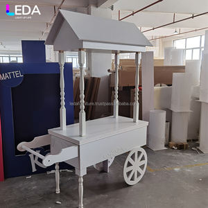 LEDA, decoración de fiesta de cumpleaños a la moda, vehículo de exhibición de alimentos, evento de boda de Navidad, vehículo de palo de caramelo Acrílico - Product Image 3