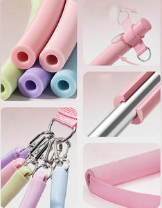 Bandes de Résistance avec Poignées, Ensemble de Bandes d'Exercice, Bandes de Thérapie Physique, Yoga, Pilates, Bandes d'Entraînement, Ancre de Porte, Équipement de Fitness à Domicile - Product Image 2