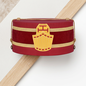 Casquette de Maçonnerie Couronne de Grand Prêtre du Chapitre Royal Arch Brodé en Velours Rouge et Cordon Doré – Vente en Gros - Product Image 6