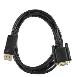 Cable adaptador Mini DisplayPort a Vga, 1,8 m, cabezal único negro para conexión de tarjeta gráfica de ordenador - Product Image 2