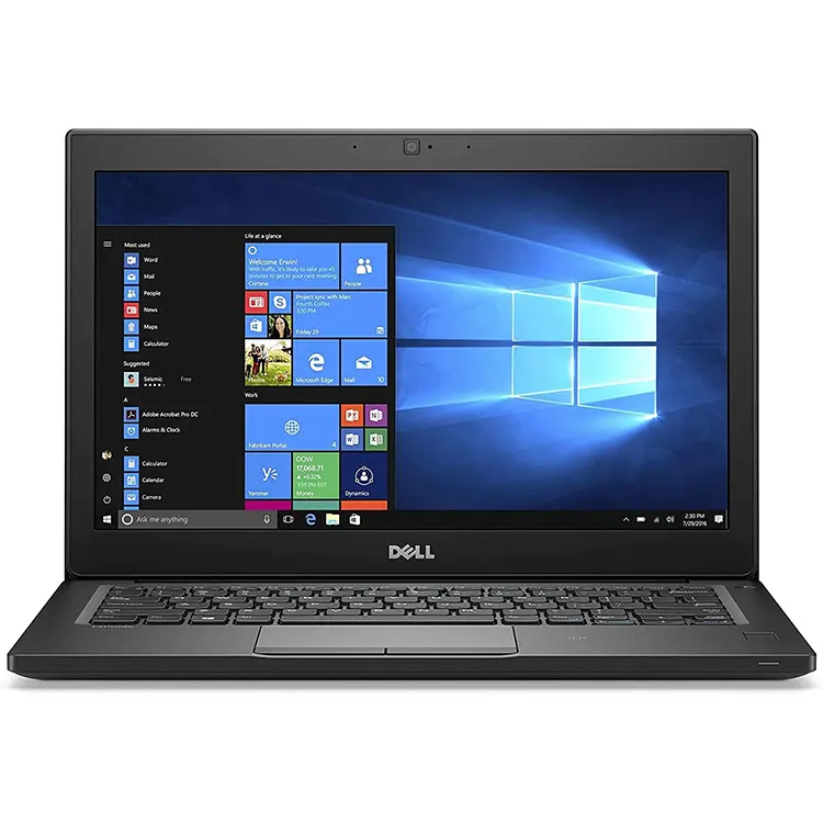 Dell-Latitude 7280 Laptop 95% nouveau portable professionnel Intel Core i5-7th 8GB RAM 256GB SSD 512GB 1TB 12.5 inch Win-10 Pro