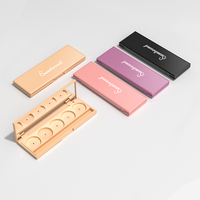 Conteneur vide de luxe pour maquillage, 5 compartiments, en matériau PCR personnalisé, compact pour fard à paupières 26 mm