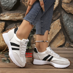 <span class=keywords><strong>Scarpe</strong></span> da passeggio casual da donna traspiranti di tendenza 2026 - Sneakers classiche versatili <span class=keywords><strong>con</strong></span> plateau e suola morbida - Product Image 4