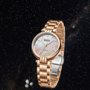 Fairwhale Sport Women's Luxury Quartz Alloy <b>Watch</b> 30mm Stainless Steel Strap Starry <b>Waterproof</b> Fashion Lady Wristwatch Hot Sale - Product Image 3