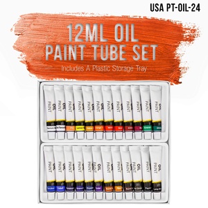 24 Color Art Painting Professional Artist Oil Color Painting <b>Set</b> Artist <b>Paint</b> - Product Image 4