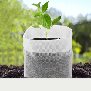 Sacs <span class=keywords><strong>de</strong></span> culture en tissu non tissé biodégradable DaringFish avec poignées, blancs, carrés, taille personnalisable, pour usage extérieur, jardinage et agriculture - Product Image 3