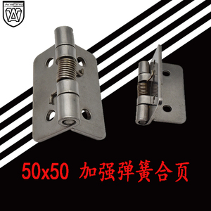 Charnière à ressort en acier inoxydable Anwang 50x50 à retour automatique pour porte battante - Product Image 1