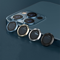 Protecteur d'objectif de caméra en alliage d'aluminium, film pour couverture d'écran, pour iphone