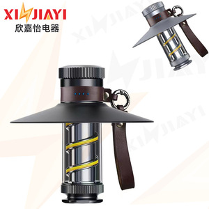 <b>Camping</b> <b>Lantern</b> <b>Led</b> Waterproof Usb Rechargeable Adjustable Light Aluminum Outdoor Tent Lamp - Product Image 3